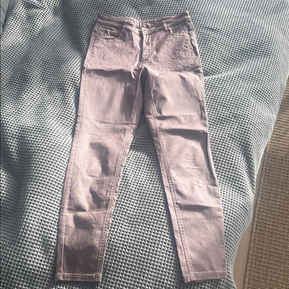 Elegant Mauve Skinny Jeans for Women